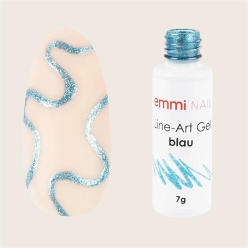 Emmi-Nail - Line Art Gel Blå 7g